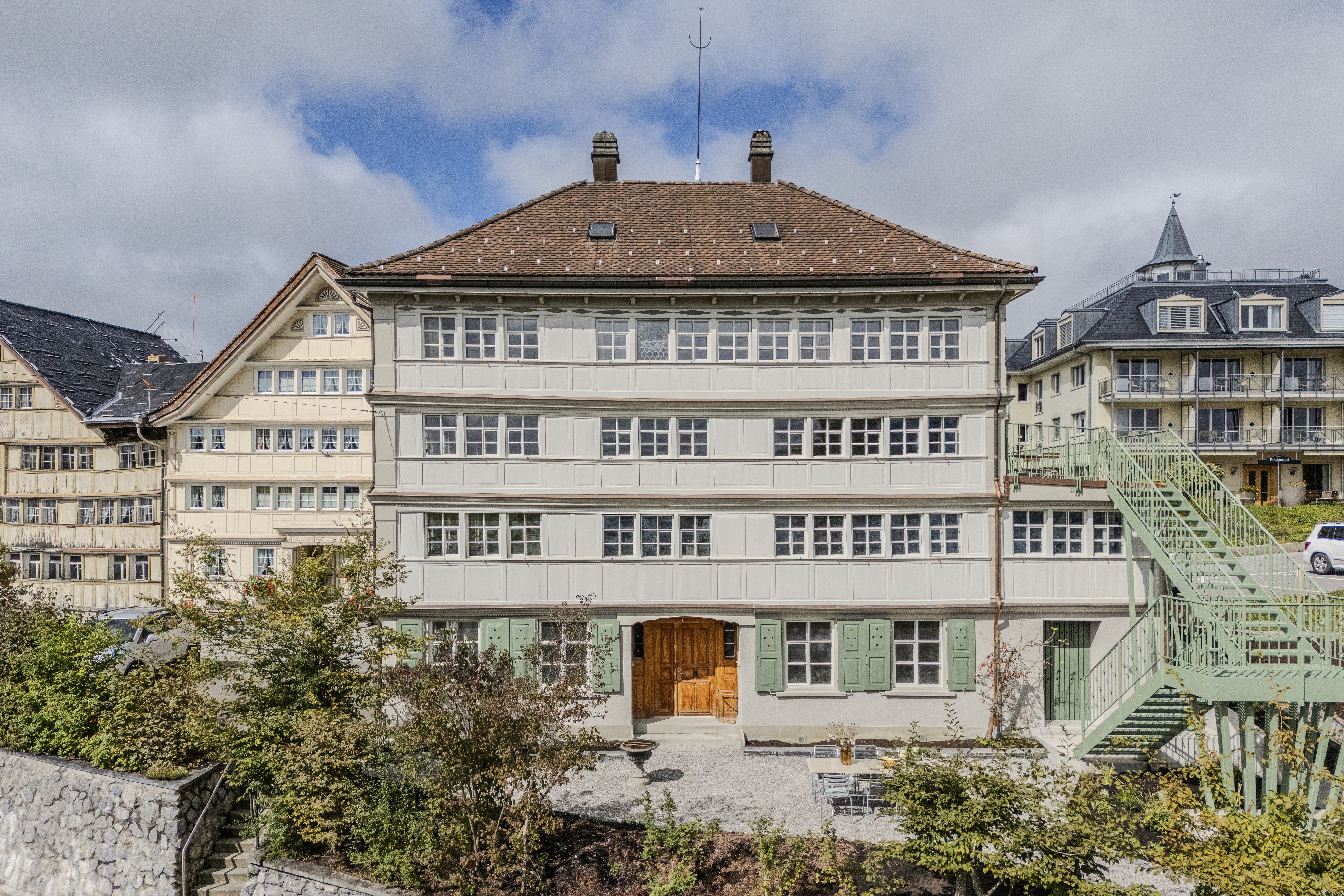 Nach der Renovation offen für Kultur und Freizeit: Fabrikantenhaus Schwellbrunn © Ferien im Baudenkmal, Studio Gataric